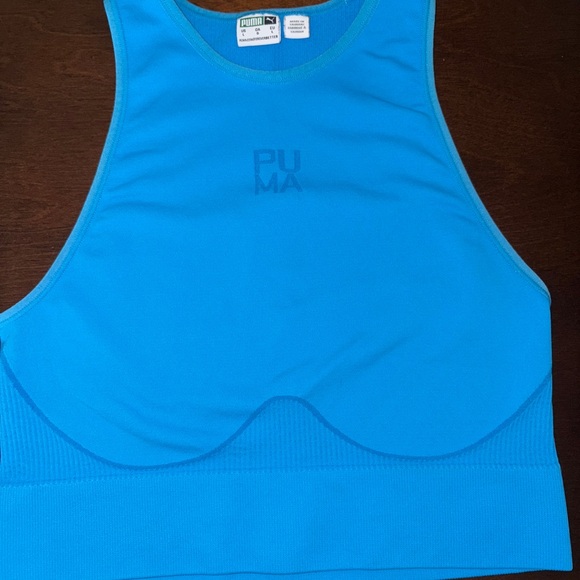 Puma Blue Performance top size Large - Picture 1 of 7